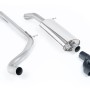 VW Polo R WRC - Non-Resonated (Louder) Cat-Back Exhaust System with Cerakote Black Tips