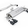 VW Golf R MK7 2.0 TSI (76.2mm systems) - Non-Resonated RACE (Louder) Cat-Back Exhaust System with Cerakote Black Oval Tips