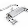 VW Golf R MK7 2.0 TSI (76.2mm systems) - Non-Resonated RACE (Louder) Cat-Back Exhaust System with Polished Oval Tips