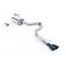 VW Jetta MK6 GLI 2.0T TSI - Resonated (Quieter) Cat-Back Exhaust System with Twin Cerakote Black Tips