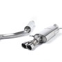 Resonated (Quieter) Cat-Back Exhaust System with Twin Polished Tips
