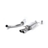 Resonated (Quieter) Cat-Back Exhaust System with Twin Polished Tips