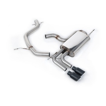 VW Golf Mk5 GTi Edition 30 2.0T - Non-Resonated (Louder) Cat-Back Exhaust System with Cerakote Black Tips