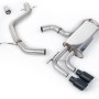 VW Golf Mk6 GT 1.4 TSI 160PS - Non-Resonated (Louder) Cat-Back Exhaust System with Cerakote Black Tips