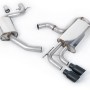 VW Golf Mk6 GT 1.4 TSI 160PS - Resonated (Quieter) Cat-Back Exhaust System with Cerakote Black Tips