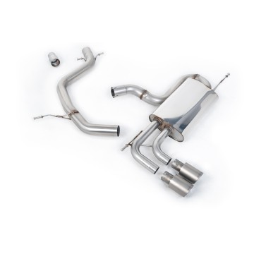 VW Golf Mk6 GT 1.4 TSI 160PS - Non-Resonated (Louder) Cat-Back Exhaust System with Titanium Tips