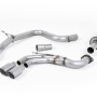 VW Golf GTI Mk7 - Resonated (Quieter) Cat-Back Exhaust System with Titanium Tips