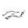 VW Golf GTI Mk7 - Resonated (Quieter) Cat-Back Exhaust System with Titanium Tips