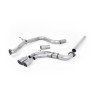 VW Golf GTD Mk7 - Non-Resonated (Louder) Cat-Back Exhaust System with Titanium Tips