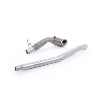 Large Bore Downpipe with Hi-Flow Sports Catalyst - For OE Cat-Back (Audi/Seat/VW)