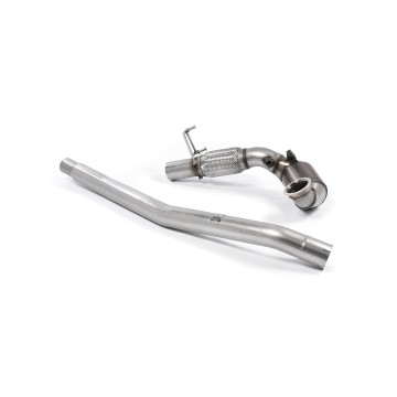 Stainless Steel Cast Downpipe with Race Cat (For OE Cat-Back) (Seat/VW)