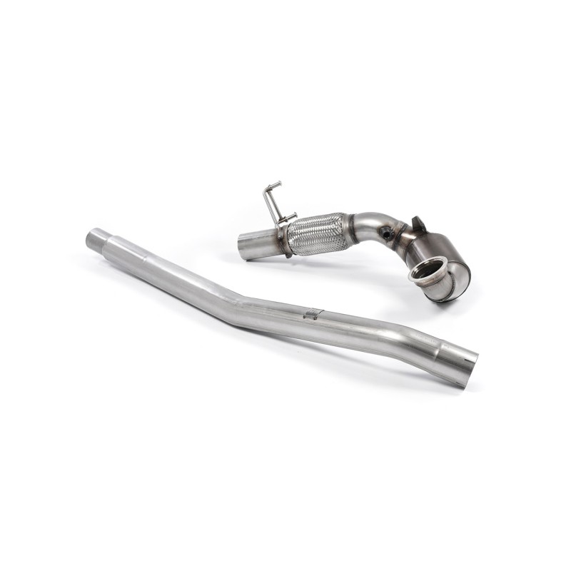 Stainless Steel Cast Downpipe with Race Cat (For OE Cat-Back) (Seat/VW)