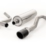 VW Up GTI 115ps & 1.0TSI 90ps - Resonated (Quieter) Cat-Back Exhaust System with JET-90 Carbon Trim