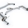 VW Golf 2.0TFSI Mk7 - Non-Resonated (Louder) Cat-Back Exhaust System with Polished GT-100 Trims
