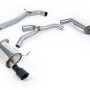VW Golf 2.0TFSI Mk7 - Non-Resonated (Louder) Cat-Back Exhaust System with Cerakote Black GT-100 Trims