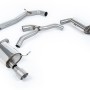 VW Golf 2.0TFSI Mk7 - Non-Resonated (Louder) Cat-Back Exhaust System with Titanium GT-100 Trims