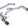 VW Golf 2.0TFSI Mk7 - Non-Resonated (Louder) Cat-Back Exhaust System with Carbon Jet-100 Trims