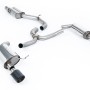 VW Golf 2.0TFSI Mk7 - Resonated (Quieter) Cat-Back Exhaust System with Carbon Jet-100 Trims