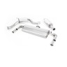 VW Golf MK7.5 GTI (Non Performance Pack/Non GPF) - Resonated (Quieter) Cat-Back Exhaust System with GT-100 Polished Trims