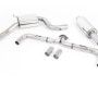 VW Golf MK7.5 GTI (Incl Performance Pack) - Road+ Cat-Back Exhaust System with GT-100 Titanium Trims