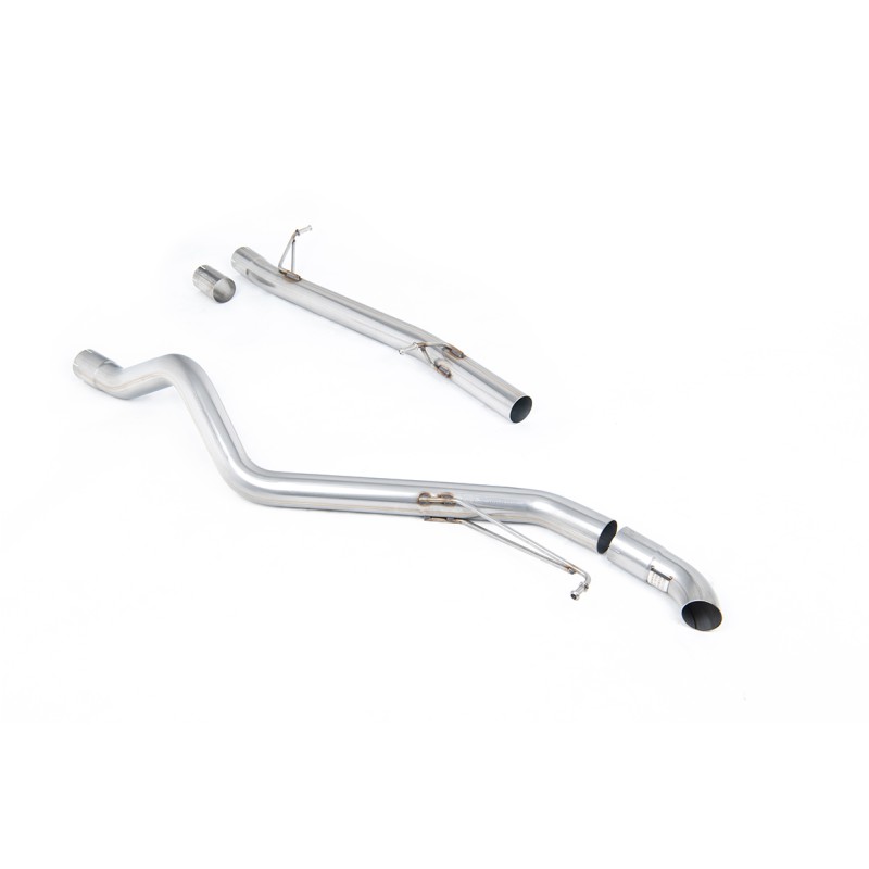 VW T6 SWB 2.0TSI Petrol - Non-Resonated (Louder) Cat-Back Exhaust System with Discreet Outlet