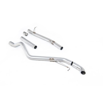 VW T6 LWB 2.0TSI Petrol - Non-Resonated (Louder) Cat-Back Exhaust System with Discrete Outlet