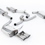 VW Golf R Mk7.5 Estate - Resonated (Quieter) Cat-Back Exhaust System with Polished Quad Oval Tips