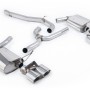 VW Golf R Mk7.5 Estate - Non-Resonated (Louder) Cat-Back Exhaust System with Polished Quad Oval Tips