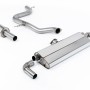 VW Golf MK7.5 GTI (Incl Performance Pack/Non GPF) - Resonated (Quieter) Cat-Back Exhaust System with GT-100 Cerakote Black Trims
