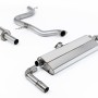 VW Golf MK7.5 GTI (Incl Performance Pack/Non GPF) - Resonated (Quieter) Cat-Back Exhaust System with GT-100 Burnt Titanium Trims