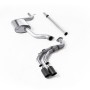 Seat Leon FR 1.8 TSI & VW Golf MK7.5 1.5TSI - Non-Resonated (Louder) Cat-Back Exhaust System with Carbon Trims (GTD Style)