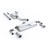 VW Golf MK7.5 1.5TSI Evo GT & R-Line - Resonated (Quieter) Cat-Back Exhaust System with Titanium Trims (GTI Style)