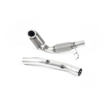 Seat Leon Cupra/Skoda Octavia vRS/VW MK7.5 GTI - Large Bore Downpipe with 200 Cell HJS Catalyst and GPF/OPF Delete (For Milltek Catback Only)