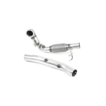 Seat Leon Cupra/Skoda Octavia vRS/VW MK7.5 GTI - Cast Downpipe with GPF/OPF & Catalyst Delete (For Milltek Catback Only)