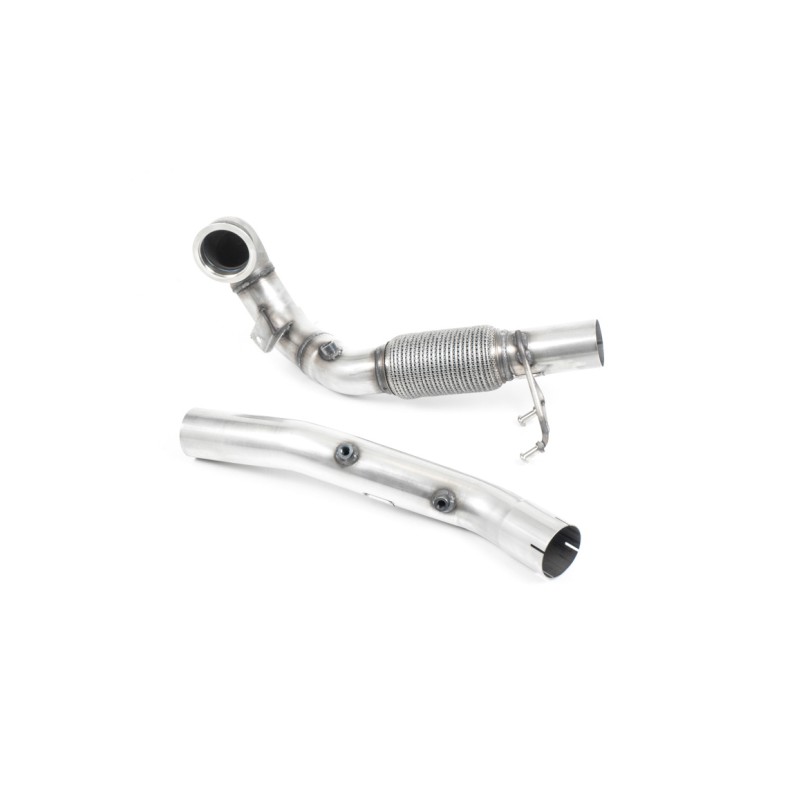 Seat Leon Cupra/Skoda Octavia vRS/VW MK7.5 GTI - Cast Downpipe with GPF/OPF & Catalyst Delete (For Milltek Catback Only)