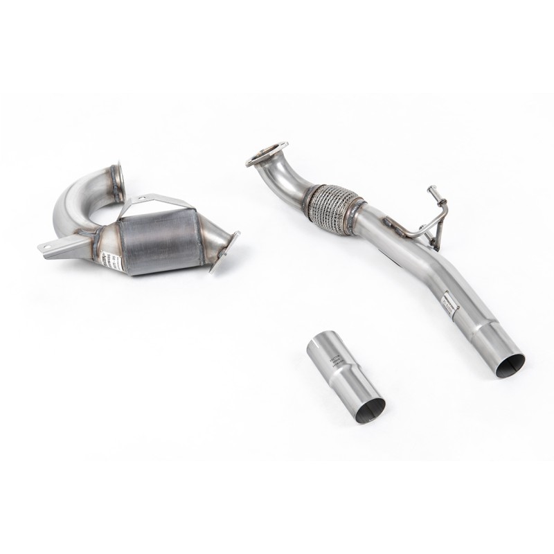 VW Up GTI 115ps & 1.0TSI 90ps - Hi Flow Sports Cat & Downpipe - For Milltek Cat Back