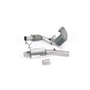 VW Polo GTI 2.0 TSI (AW - 5 Door/Pre Facelift/GPF Models) - Resonated (Quieter) Downpipe with Hi-Flow Sports Cat - For OE Cat-Back