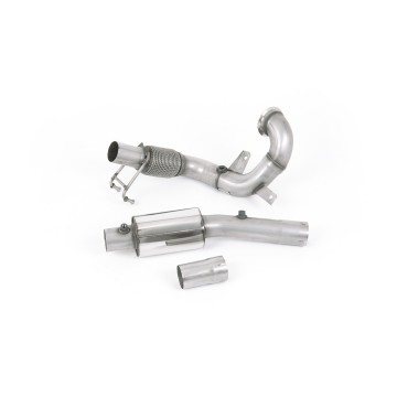 VW Polo GTI 2.0 TSI (AW - 5 Door/Pre Facelift/GPF Models) - Resonated (Quieter) Downpipe & De-Cat - For Milltek Cat-Back