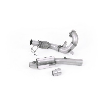 VW Polo GTI 2.0 TSI (AW - 5 Door/Pre Facelift/GPF Models) - Resonated (Quieter) Downpipe & De-Cat - For OE Cat-Back