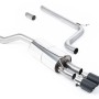 VW Polo GTI 2.0 TSI (AW - 5 Door/Non GPF Models) - Non-Resonated (Louder) Cat-Back Exhaust System with Carbon Jet-90 Trims