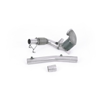 VW Polo GTI 2.0 TSI (AW - 5 Door/Pre Facelift/GPF Models) - Non-Resonated (Louder) Downpipe with Hi-Flow Sports Cat - For OE Cat-Back