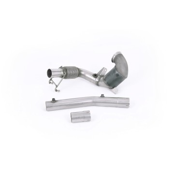 VW Polo GTI 2.0 TSI (AW - 5 Door/Pre Facelift/GPF Models) - Non-Resonated (Louder) Downpipe with Hi-Flow Sports Cat - For Milltek Cat-Back