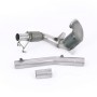 VW Polo GTI 2.0 TSI (AW - 5 Door/Pre Facelift/GPF Models) - Non-Resonated (Louder) Downpipe with Hi-Flow Sports Cat - For Milltek Cat-Back