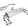 VW Golf R MK7.5 2.0 TSI 310ps (Non GPF Models & 76mm systems) - Non-Valved & Resonated (Quieter) Cat-Back Race Exhaust System with Polished GT-100 Round Tips