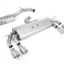 VW Golf R MK7.5 2.0 TSI 310ps (Non GPF Models & 76mm systems) - Non-Valved & Resonated (Quieter) Cat-Back Race Exhaust System with Titanium GT-100 Round Tips