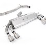 VW Golf R MK7.5 2.0 TSI 310ps (Non GPF Models & 76mm systems) - Non-Valved & Non-Resonated (louder) Cat-Back Race Exhaust System with Titanium GT-100 Round Tips