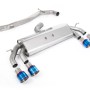 VW Golf R MK7.5 2.0 TSI 310ps (Non GPF Models & 76mm systems) - Non-Valved & Non-Resonated (Louder) Cat-Back Race Exhaust System with Burnt Titanium GT-100 Round Tips