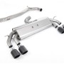 VW Golf R MK7.5 2.0 TSI 310ps (Non GPF Models & 76mm systems) - Non-Valved & Non-Resonated (Louder) Cat-Back Race Exhaust System with Carbon Jet-100 Round Tips