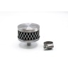 Pipercross Crank Case Breather Air Filter 13mm Metal Neck.