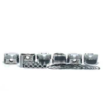 BMW 3.0L 24V (S58B30A) (9.3:1) ZRP 1400HD Forged Pistons by Wiseco